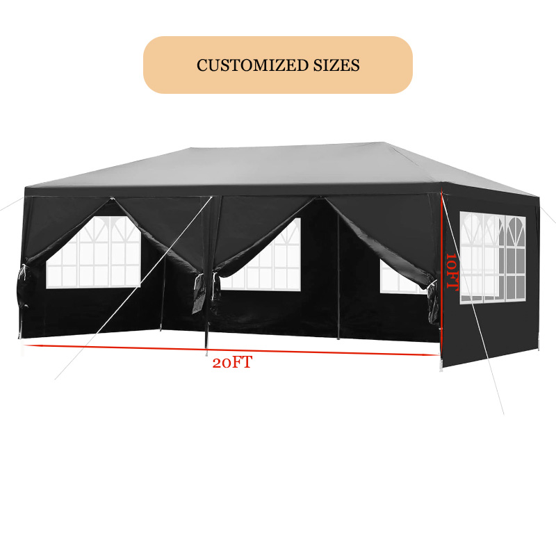 10×20ft Outdoor Party Wedding Event Tent-sizes