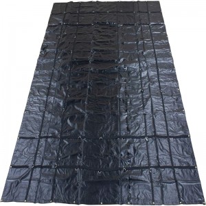 18 oz og'ir PVX po'latdan yasalgan tarpa ishlab chiqarish