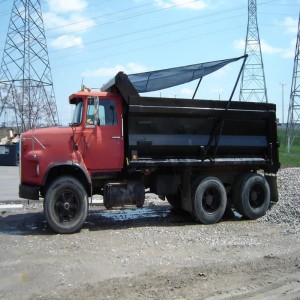 18oz PVC Mesh Dump Tarpaulin Manufacturer 18oz PVC Mesh Dump Tarpaulin Manufacturer-application