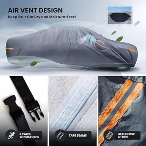 300D Polyester Waterproof Car Cover Factory 300D Polyester Waterproof Car Cover Factory-details