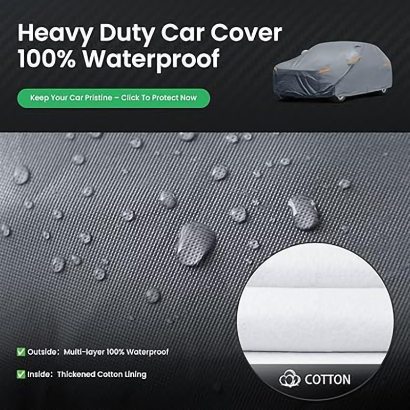 300D Polyester Waterproof Car Cover Factory-feature