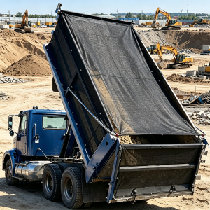 Heavy Duty Vinyl Coated Dump Truck Mesh Tarp Heavy Duty Vinyl Coated Dump Truck Mesh Tarp