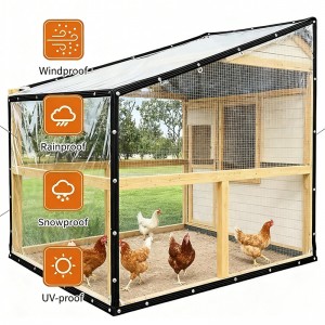 6.6ft*10ft Clear Waterproof PVC Tarpaulin for Outdoor 6.6ft10ft Clear Waterproof PVC Tarpaulin for Outdoor-feature2