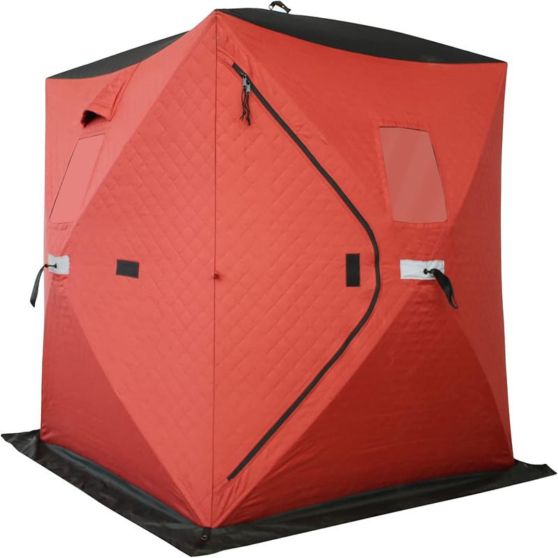 600D Oxford Heavy-Duty Pop-Up Ice Fishing Tent