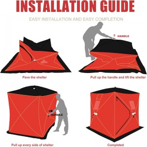 600D Oxford Waterproof Pop-Up Ice Fishing Tent 600D Oxford Waterproof Pop-Up Ice Fishing Tent (4)