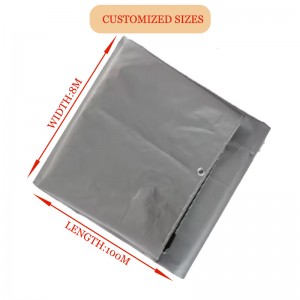 600GSM Heavy Duty PE Coated Hay Tarpaulin for Bales 600GSM Heavy Duty PE Coated Hay Tarpaulin no Bales-size kiʻi