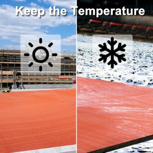 8×10ft Outdoor Waterproof keep warm Concrete Curing Blanket 8×10ft Outdoor Waterproof keep warm Concrete Curing Blanket-feature