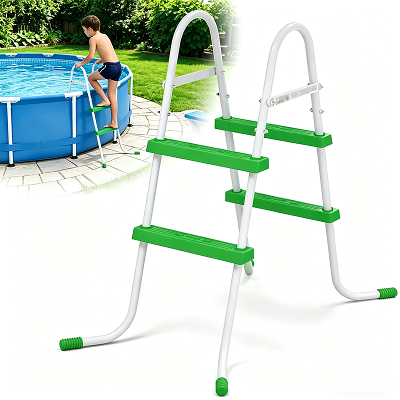 Above Ground Steel Frame Swimming Pool Ladder