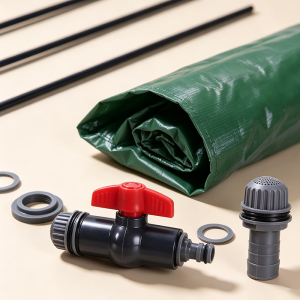 Eco-Friendly Premium PVC Material Rain Water Barrel Collector Air-tight rainwater container