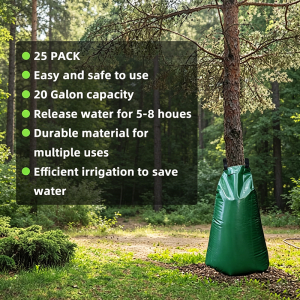 Puude kastmiskott, 20-gallonine aeglase vabanemisega kastmiskott puudele, automaatne puude kastmiskott