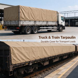 12′ x 20′ Tan Canvas Tarp 12oz Heavy Duty Water Resistant Car cover tarp