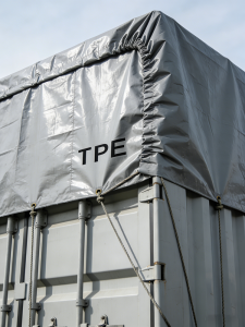 Custom Classic Design Big Capacity Storage Waterproof Open Top Container Covers Bag Containers Tarpaulin Cover-Container Bag