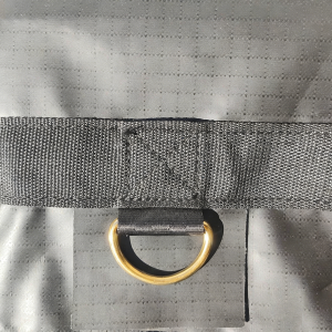 Flatbed truck tarp D-ring truck cover