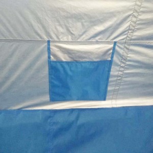 Аварыйная модульная модульная эвакуацыя прытулак для аварыйнай дапамогі Палатка аварыйная модульная дапаможнік для катастрофы 6 6