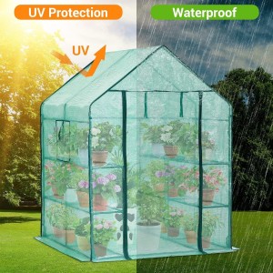 Greenhouse for Outdoors with Durable PE Cover Greenhouse for Outdoors with Durable PE Cover 3