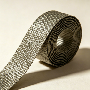 Non-metallic straps for packaging or bundling