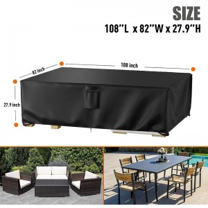 Oxford Waterproof Outdoor Furniture Cover for Patio Oxford Waterproof Outdoor Furniture Cover for Patio-size