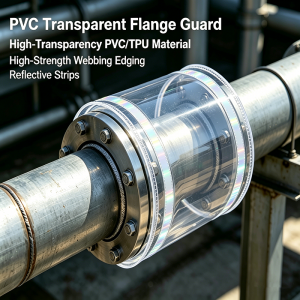 PVC Transparent Flange Guard PVC TPU reflective strips flange guard