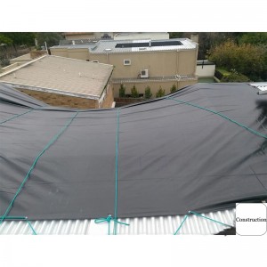 6’*8’ Waterproof Heavy-Duty PVC Tarpaulin Sheet with Grommets PVC tarpaulin_ application_ construction