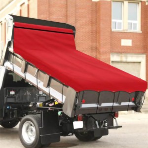 6’*8’ Waterproof Heavy-Duty PVC Tarpaulin Sheet with Grommets PVC tarpaulin_ application_ truck cover