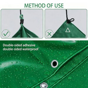 PVC slitesterk vanntett presenning PVC vanntett presenning