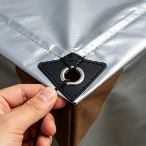 Tear Resistant PE Tarpaulin Reinforced eyelets tarp
