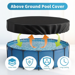 Customized Winter Pool Cover Compatible with Above Ground Pools Secure Fit 10FT Winter Pool Cover