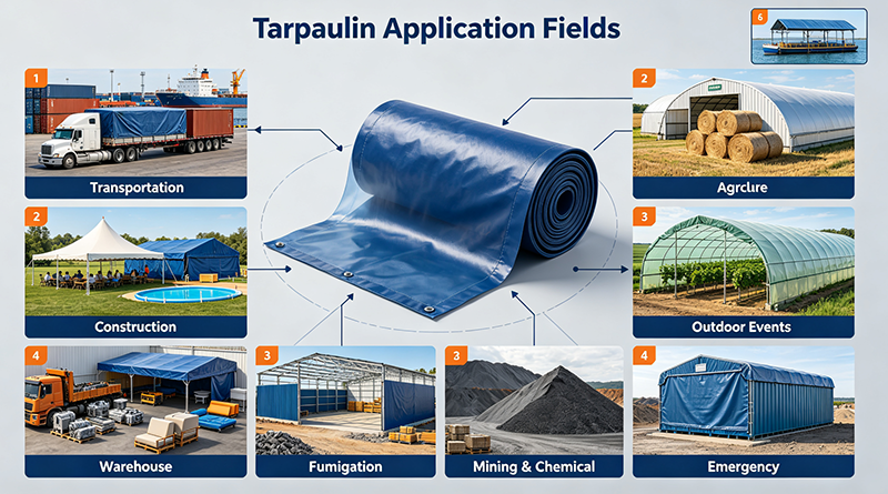 Tarpaulin Main Application Fields