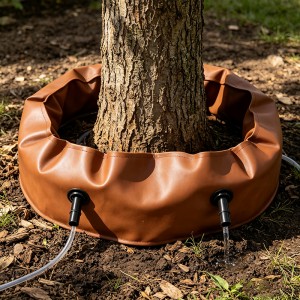 2-Pack Slow Release Tree Watering Rings, 15 Gallon PVC Automatic Tree Irrigation Water Bags Tree Watering Bags
