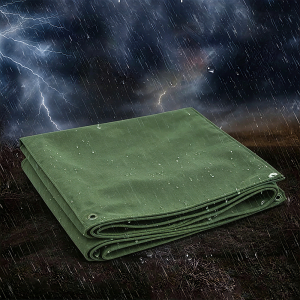 16 Oz Heavy Duty Canvas Tarps Waterproof Camping Cotton Tarpaulin Cover Tent Water, UV and rain resistant canvas tarps