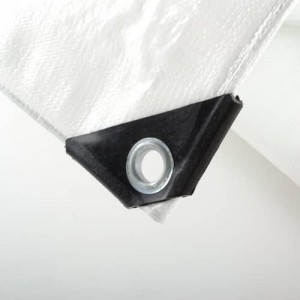 24′ x 40′ White Heavy Duty Tarp – All Purpose, Waterproof Heavy-Duty Protection/Coverage Tarp Waterproof Heavy-Duty ProtectionCoverage Tarp (2)