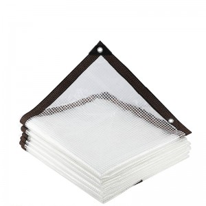 Wholesale 16 Mil Heavy Duty Clear PVC Tarpaulin Wholesale 16 Mil Heavy Duty Clear PVC Tarpaulin--main picture