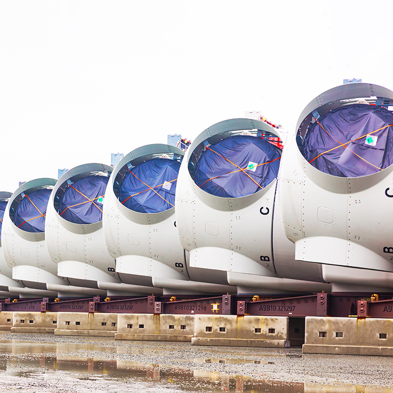 Customized Protective Tarpaulin Covers for Wind Power Components Launched