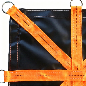 PVC Coated Slip Resistant Snow Tarp cold-resistant PVC coated polyester snow tarp