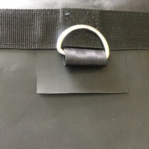 Heavy Duty Vinyl Waterproof Black Flatbed Lumber Tarp Truck Cover