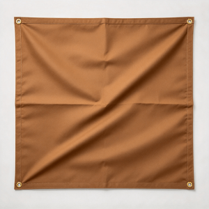 6′x8′ Tan Colour Polyester Canvas Tarp,10oz Water & Tear Resistant Tarp dry finished canvas tarp