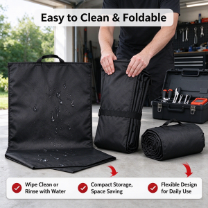 Waterproof Windproof Heavy Duty Black Dump Trailer Cover foldable trailer cover