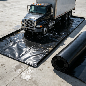 Vinyl Mat Prevent Garage Concrete Floor Damage From Melt Salty Water Mat garage concrete protection mat