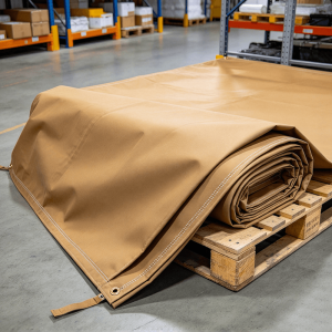 6′x8′ Tan Colour Polyester Canvas Tarp,10oz Water & Tear Resistant Tarp heavy duty canvas tarp