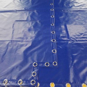 Anti-UV Multi-Cover PVC Vinyl Fabric Container Top Cover metal eyelets tarpaulin