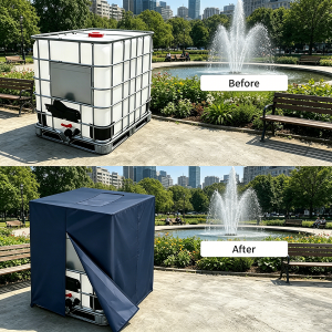 Couvercle de protection pour réservoir d'eau extérieur