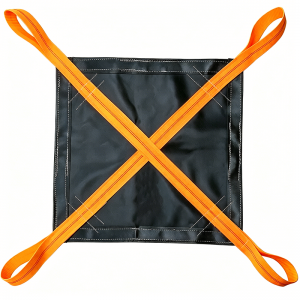 PVC Coated Slip Resistant Snow Tarp safe transportation tarpaulin