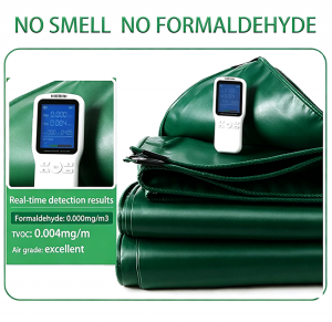 PVC slitesterk vanntett presenning sikkerhetspresenning