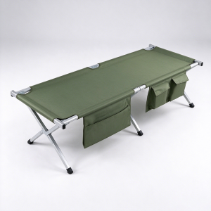 Emergency folding bed supplier temporary shelter cot