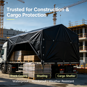8′ x 10′ ከባድ ጥቁር 18oz የቪኒል መገልገያ የታርፕ የጭነት መኪና ሽፋን የቪኒል ታፕ