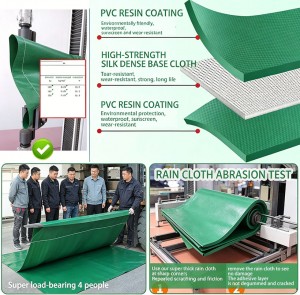 PVC slitesterk vanntett presenning slitesterk PVC-presenning