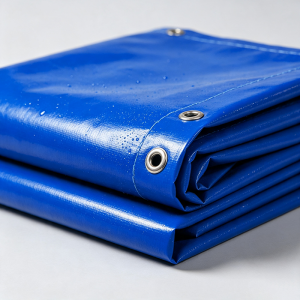 18OZ Heavy Duty Blue PVC Tarp weatherproof truck cover
